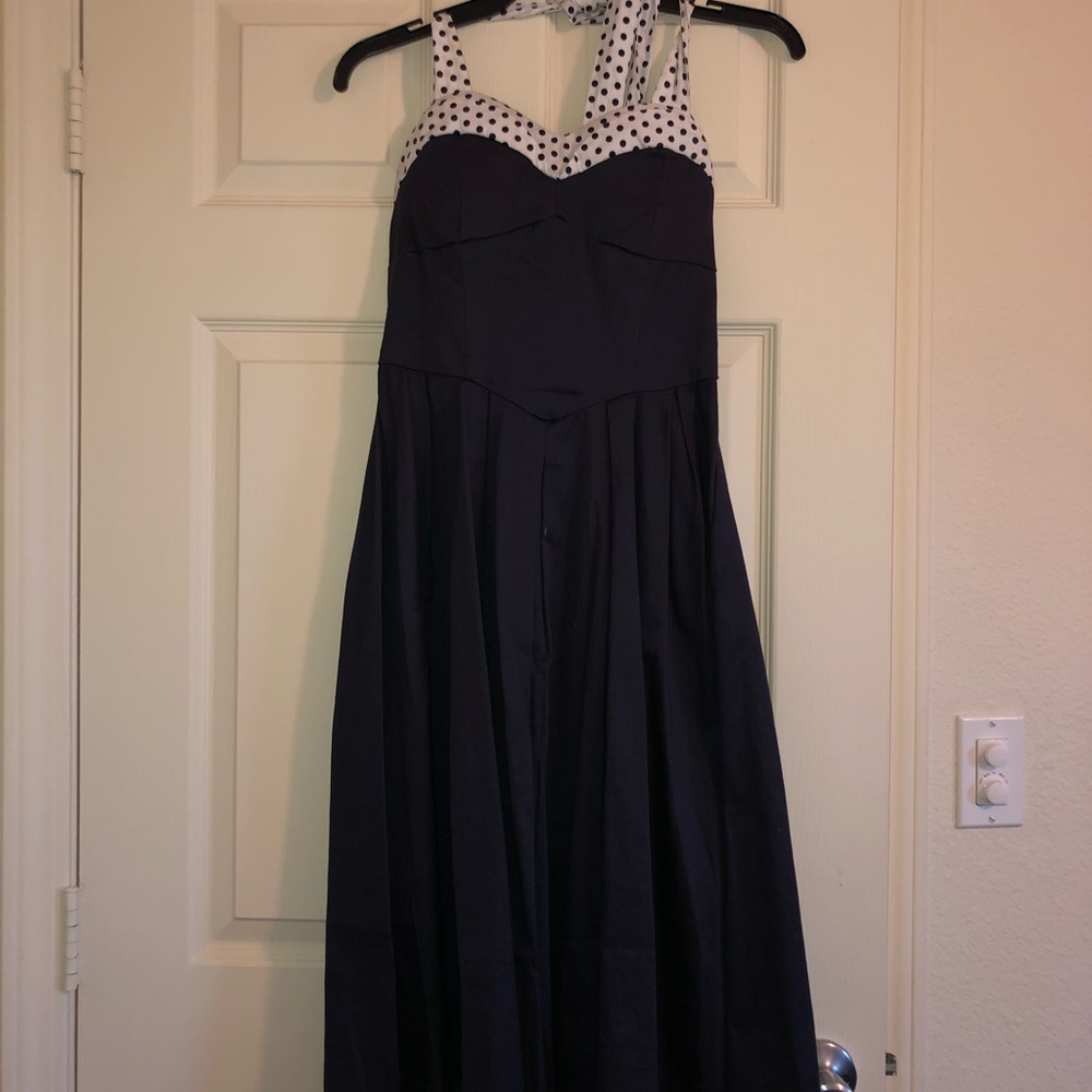 50s style halter dress